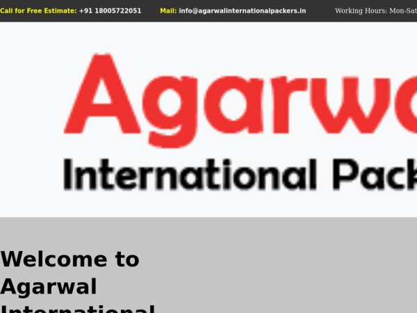 agarwalinternationalpackers.in