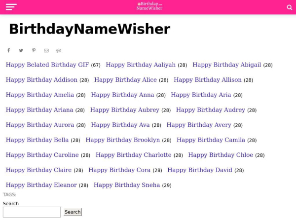 birthdaynamewisher.com