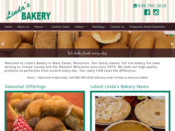 lindasbakery.com