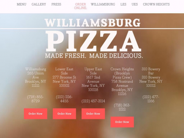 williamsburgpizza.com